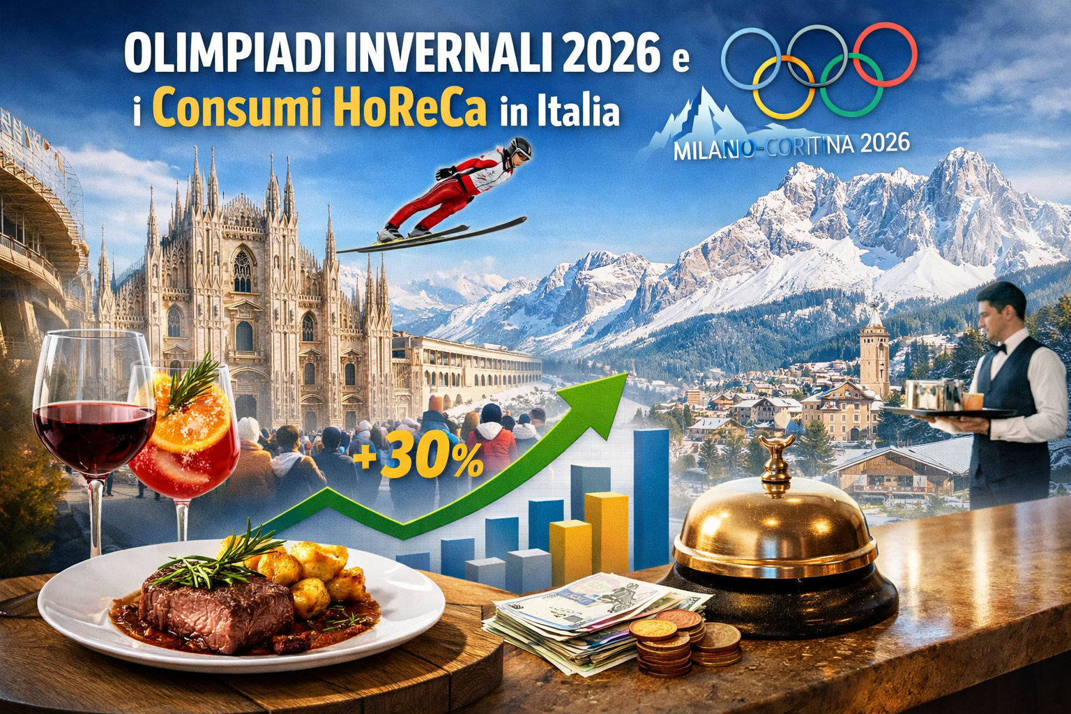 Olimpiadi Invernali 2026 e consumi HoReCa in Italia: numeri e trend