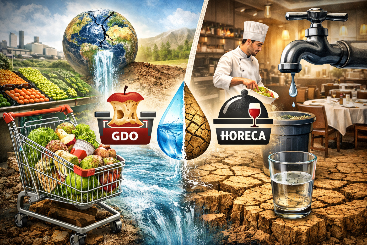 Spreco alimentare e spreco idrico: il legame invisibile