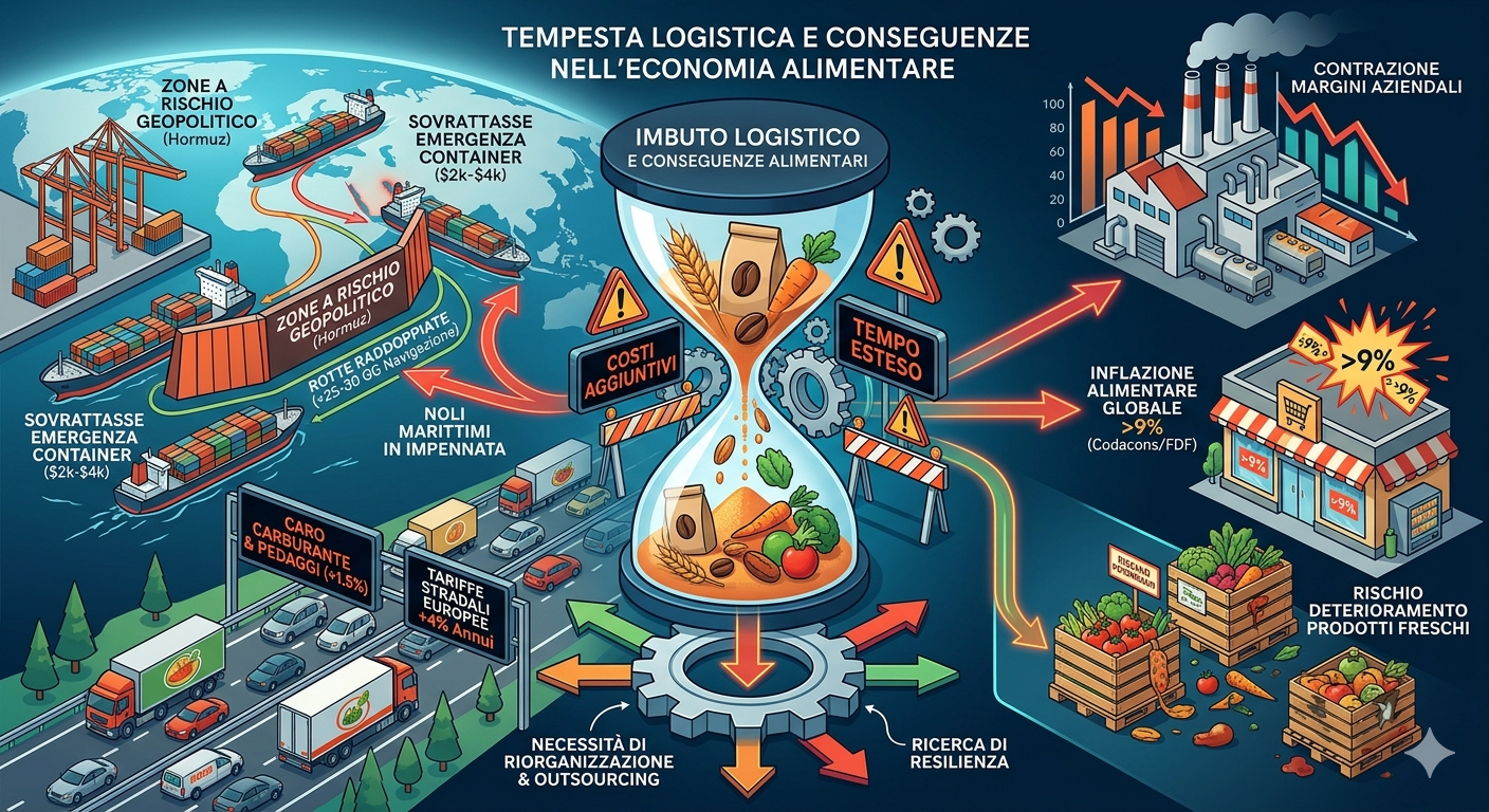 Tempesta nel Piatto: Come la Crisi della Logistica sta riscrivendo l’Economia Alimentare