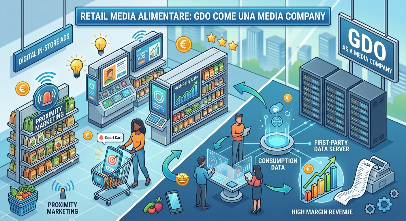 Retail Media Alimentare: quando la GDO diventa una Media Company
